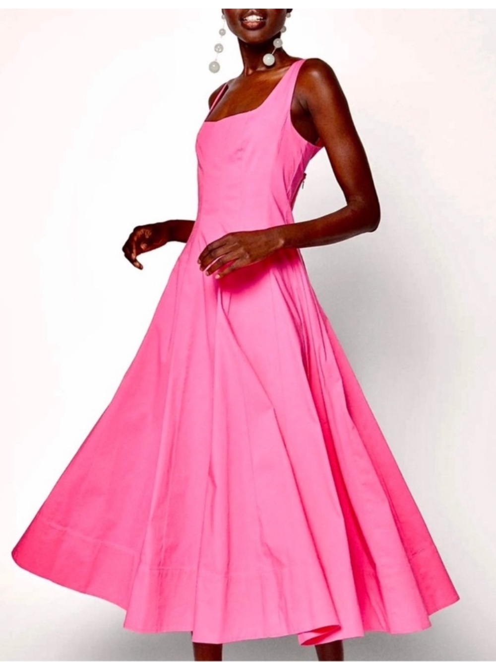 Staud Wells Plumeria Pink Dress Size 2